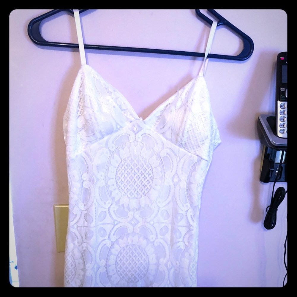 XS white cocktail dress
